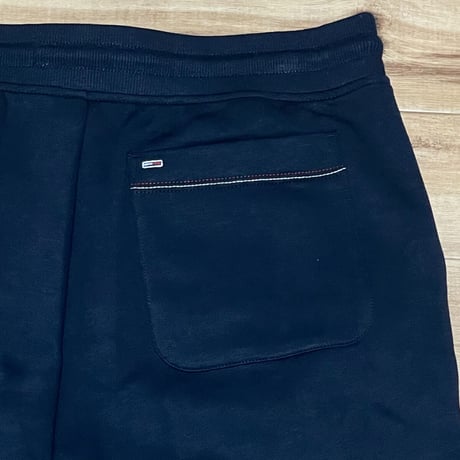 TOMMY JEANS USA トミージーンズ 裏起毛 スウェット ショートパンツ 紺