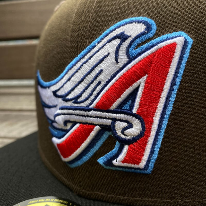 USA限定 59FIFTY ニューエラ LA ANGELS エンゼルス 40周年記念 Coop...