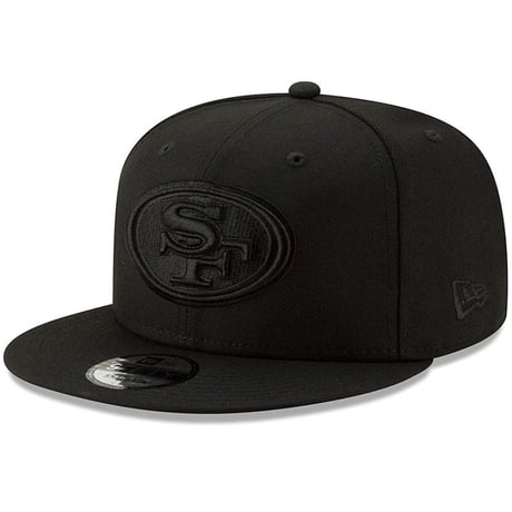 USAモデル NEWERA ニューエラ NFL フォーティナイナーズ 49ers スナップバックキャップ 9FIFTY 黒