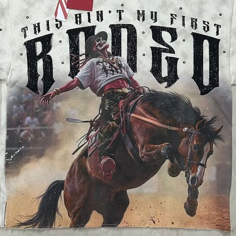 日本未入荷ブランド TAKER テイカ― RODEO クロップドTシャツ ラインストーン (CropT27)