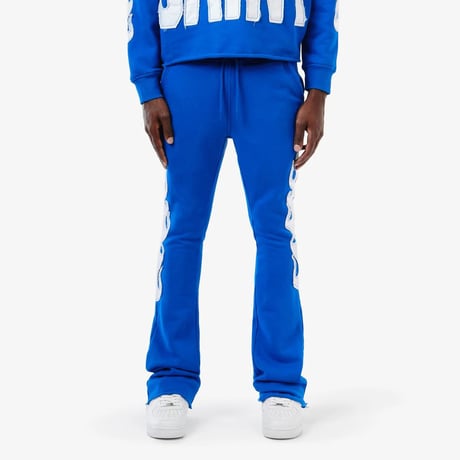 ニュージャージー発 Copper Rivet コッパーリベット Saint クロップ丈 パーカー Flame スタックドパンツ セット (SET48)