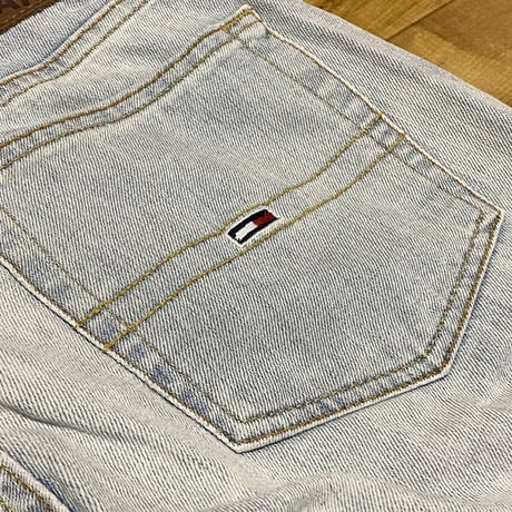 USAモデル TOMMY HILFIGER トミーヒルフィガー TJ Slim Jeans ストレッチ スリムデニム (R4F-3)