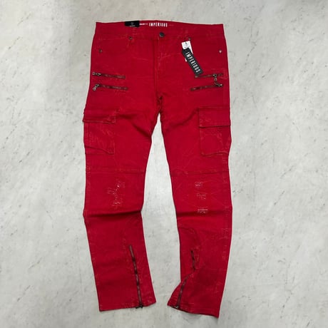 最高の履き心地 Imperious NY インぺリアス 強ストレッチ Slim Fit スリムフィット カーゴパンツ (JNS225)