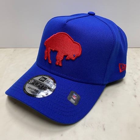USA仕様 Newera ニューエラ NFL 9Forty Aフレーム Bills ビルズ 70-73 Throwback キャップ (940-300)