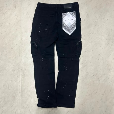 LA発 First Row ファーストロー Utility Paint Cargo Pants ペイント カーゴパンツ (JNS267)