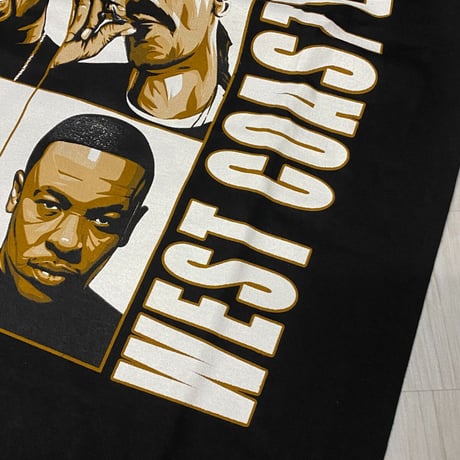 LA発 WEST COAST LEGENDS 西海岸 アンダーグラウンド グラフィック ヘビーウェイト Tシャツ (GTS25)