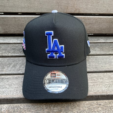 海外限定 Newera ニューエラ 9Forty Aフレーム LA Dodgers ドジャース キャップ 100th Anniv (940-110)