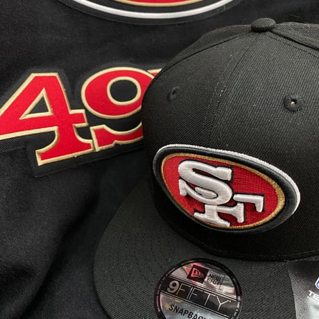 USAモデル NEWERA ニューエラ NFL フォーティナイナーズ 49ers スナップバックキャプ 9FIFTY