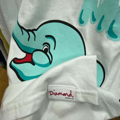 USA製 【M】 Diamond Supply Co ダイヤモンドサプライ 半袖 Ｔシャツ Blow Me 白 LA