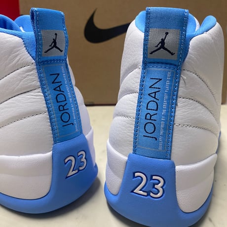 NIKE ナイキ AIR JORDAN12 RETRO エアジョーダン12 レトロ University Blue カーメロ アンソニー PE (AJ140)