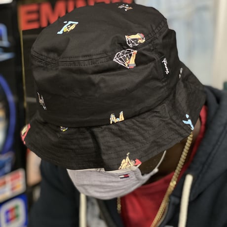Diamond Supply Co. ダイヤモンドサプライ BUCKET HAT バケットハット ピンナップガール 黒