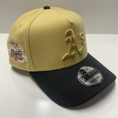 海外限定 Newera ニューエラ 9Forty Aフレーム Athletics アスレチックス 1989WS BATTLE of the BAY キャップ (940-281)
