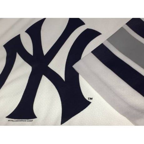 Mitchell&Ness ミッチェル&ネス NY ヤンキース MLB ベースボールシャツ 白 クーパーズタウン