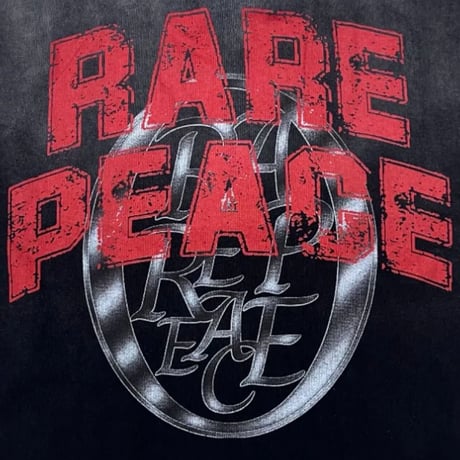 カリフォルニア発 Rare Peace レアピース Chaos カオス クロップドTシャツ ラインストーン (CropT18)
