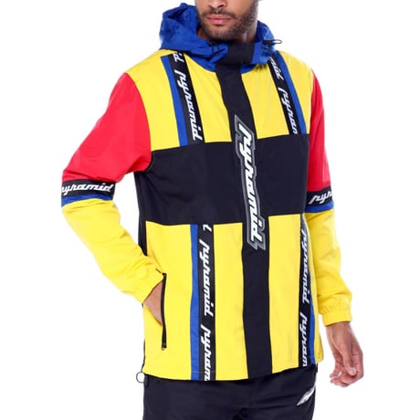 USA限定 BLACK PYRAMID ブラックピラミッド 90’s カラーブロック 上下 セットアップ ウィンドブレーカー
