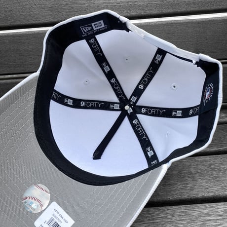 USA仕様 Newera ニューエラ MLB 9Forty Aフレーム NY Yankees ヤンキース キャップ トリプルホワイト (940-133)