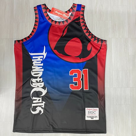 USA限定 Headgear Classics 1985年 アニメ サンダーキャッツ ThunderCats バスケジャージ  (HGC7)