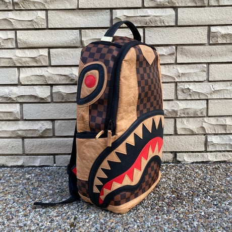 限定 SPRAYGROUND スプレイグラウンド HENNY HERCULES バックパック 市松模様 シャークマウス (BKPK72)