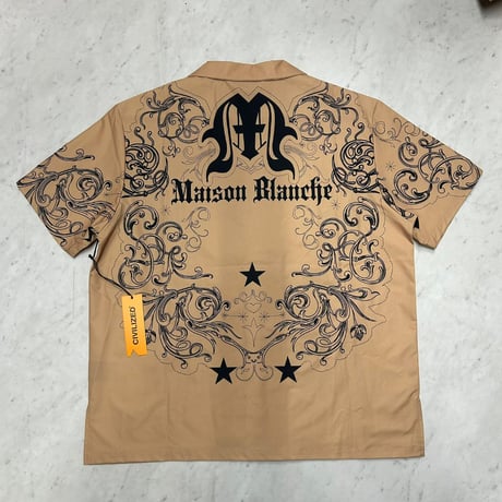 米国発 Civilized シヴィライズド Maison Blanche 半袖シャツ ショートパンツ セットアップ (SET3)