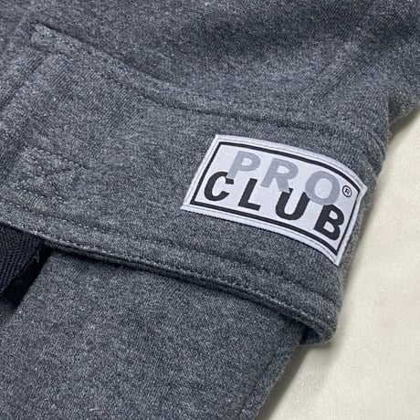 米ロサンゼルス発 PROCLUB USA プロクラブ ヘビーウェイト フリースカーゴパンツ チャコールグレー (JNS117)