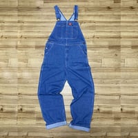 Dickies ディッキーズ  Bib Overall オーバーオール ストーンウォッシュ インディゴ USAモデル (OA9)