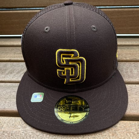 限定 NEWERA ニューエラ 59FIFTY スプリングトレーニング メッシュキャップ SD Padres パドレス