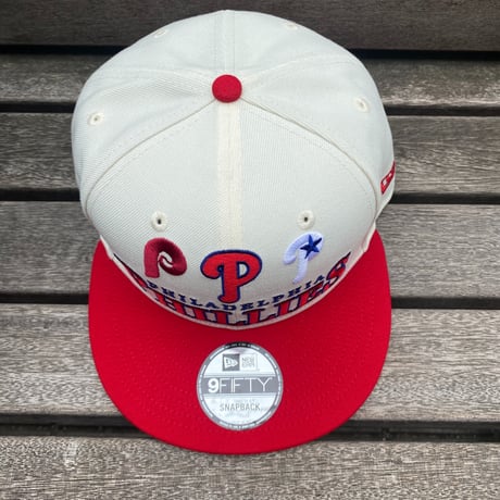USA限定 9FIFTY ニューエラ MLB フィラデルフィア フィリーズ Phillies スナップバックキャップ ARCHIVE (950-225)