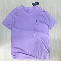 USAモデル POLO RALPH LAUREN ラルフローレン ポニー刺繍 クルーネック Tシャツ LAV (RL9)