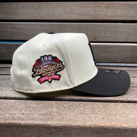海外限定 Newera ニューエラ 9Forty A-Frame Aフレーム LA Dodgers ドジャース キャップ 100th Anniv (940-21)