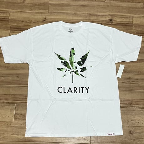【XL】 ダイヤモンドサプライ Diamond Supply Co. 半袖 Tシャツ 白 HIGH CLARITY 米国製 (T5)