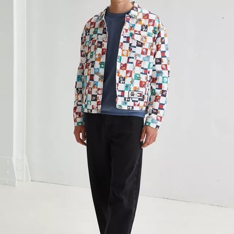 限定コレクション TOMMY JEANS スペースジャム LooneyTunes デニム ジャケット 総柄