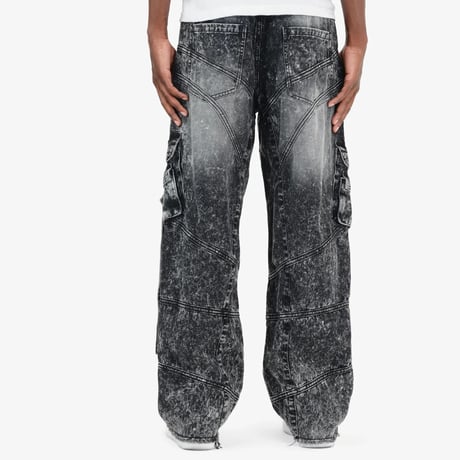 ニュージャージー発 Copper Rivet コッパーリベット CARGO STRAPS JEAN ストラップ タクティカル カーゴデニム (JNS148)