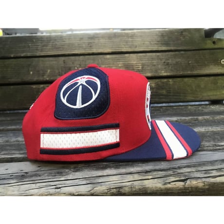 Mitchell&Ness ミッチェル&ネス NBA ワシントン Wizards ウィザーズ 公式 Jersey スナップバック キャップ