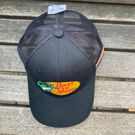 限定USA州旗パッチ Bass Pro Shops バスプロショップス 刺繍ロゴ アリゾナ州 メッシュキャップ (Bps51)