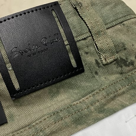海外限定 SmokeRise スモークライズ Straight Utility Splatter Jeans ペイント 迷彩 カーゴパンツ (JNS100)