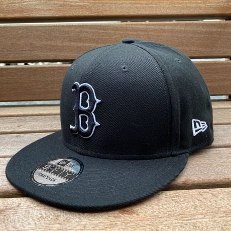 9FIFTY ニューエラ Newera ボストン レッドソックス REDSOX スナップバックキャップ 黒/白枠