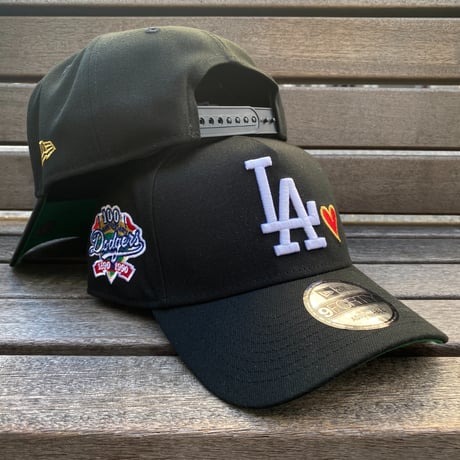 海外限定 Newera ニューエラ 9Forty Aフレーム LA Dodgers ドジャース キャップ Heart ハートロゴ (940-126)