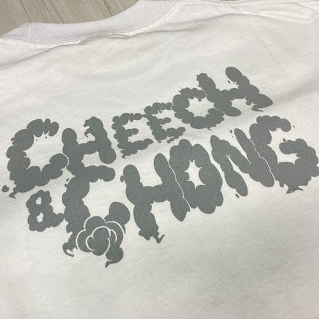 LA発 Cheech&Chong チーチアンドチョン グラフィック ヘビーウェイト Tシャツ 白 DRIVE 420 (GTS32)