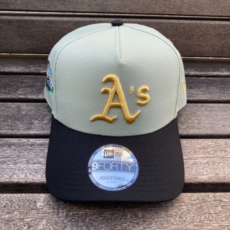 海外限定 Newera ニューエラ 9Forty Aフレーム Athletics アスレチックス 1989WS BATTLE of the BAY (940-226)