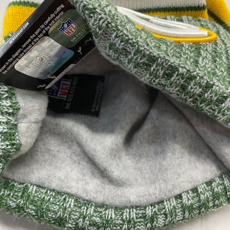 NEWERA ニューエラ NFL 公式 ニット帽 グリーンベイ パッカーズ GB Packers フリース