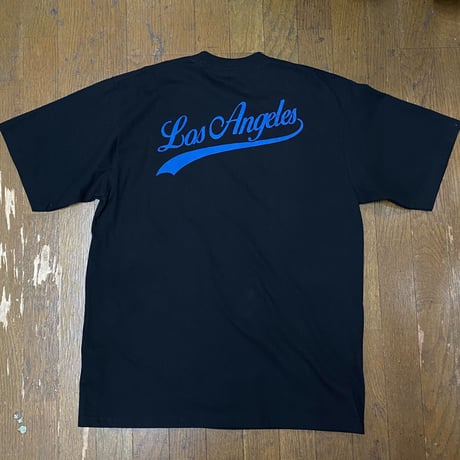 LA発 NIPSEY HUSSLE 二プシー グラフィック 半袖 Tシャツ DODEGERS ドジャース MLB