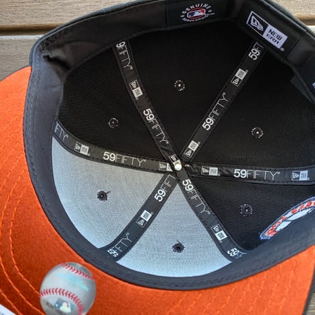 USA限定 ニューエラ DET TIGERS デトロイト タイガース Inflammable サテン 59FIFTY (10-8)