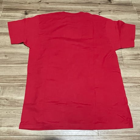 【M】Stussy ステューシー 立体ショーンフォントロゴ 半袖 Tシャツ 赤 ストリート 綿100%  (41)