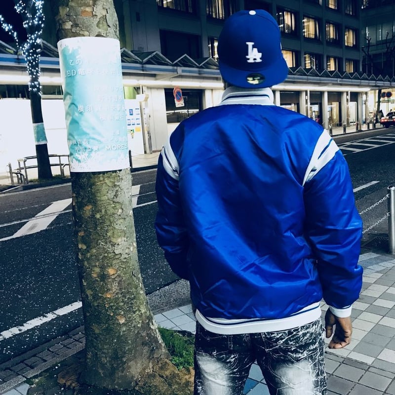 L】 STARTER スターター サテンジャケット LA ドジャース L】 STARTER スターター サテンジャケット LA ドジャース