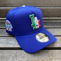 海外限定 Newera ニューエラ 9Forty Aフレーム LA Dodgers ドジャース 100th Anniv キャップ (940-322)