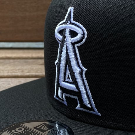 9FIFTY ニューエラ Newera ロサンゼルス エンゼルス LA Angels スナップバックキャップ 黒/白枠