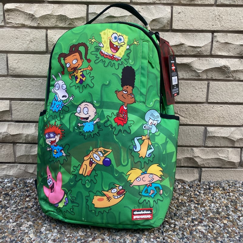 【美品】SPRAYGROUND ニコロデオンコラボリュック 米国仕様 SPRAYGROUND ニコロデオン 90s Nick Toon テイク