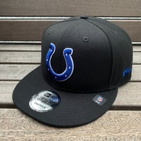 USA限定 9FIFTY ニューエラ NFL インディアナポリス コルツ Colts スナップバックキャップ BLK (950-75)