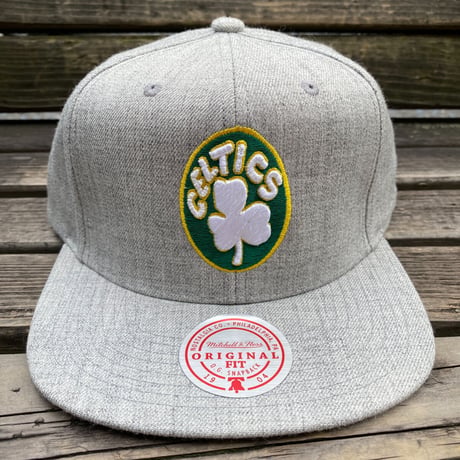 Mitchell&Ness ミッチェル&ネス NBA ボストン セルティックス Celtics  スナップバックキャップ グレー