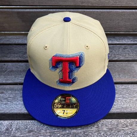 USA仕様 NEWERA テキサス レンジャーズ TEX RANGERS OVERLAP 59FIFTY (28-5)